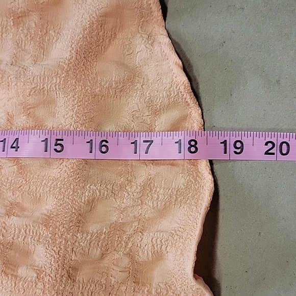 Hashtag Size S Salmon Colored Textured Ruffle Strap Halter Top, NEW with Tag - Picture 8 of 10